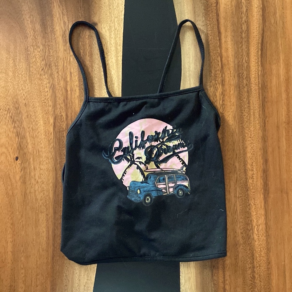 california dreamin’ back tie top